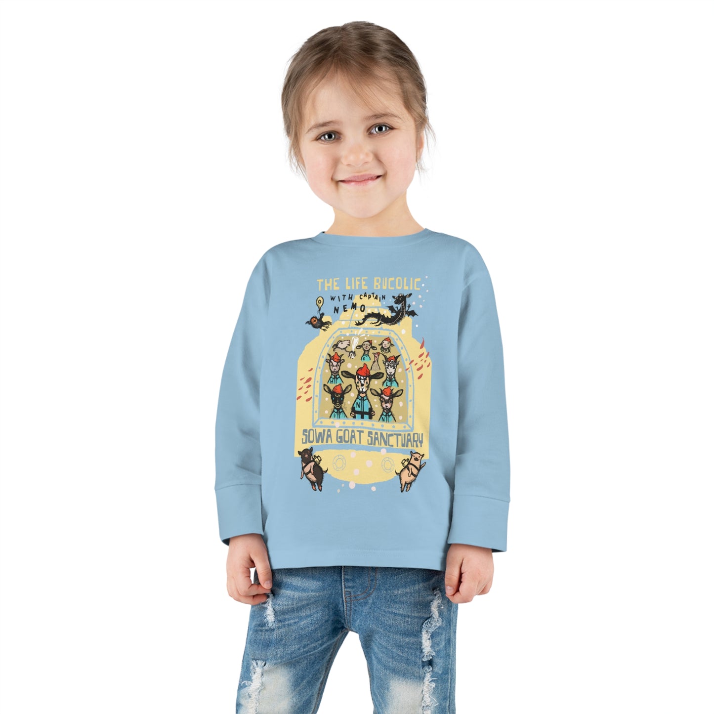 The Life Bucolic with Captain Nemo! - Toddler Long Sleeve Tee