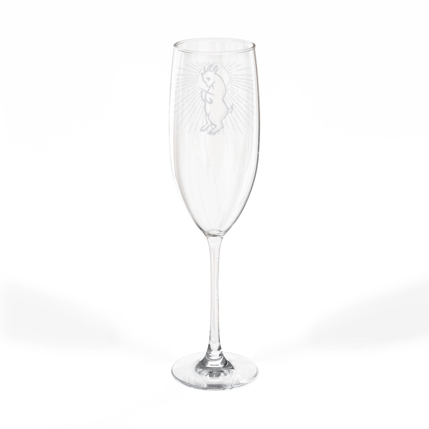 FOREVER REBEL - HALO - Engraved 8oz Champagne Flute — Elegant Celebration Glass