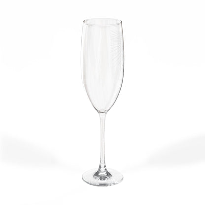 FOREVER REBEL - HALO - Engraved 8oz Champagne Flute — Elegant Celebration Glass