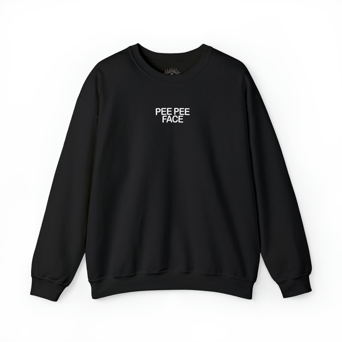 PEE PEE FACE - Unisex Heavy Blend™ Crewneck Sweatshirt