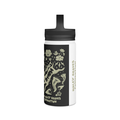 HALEY GRAVES FOUNDATION - STORMY - Stainless Steel Water Bottle, Handle Lid