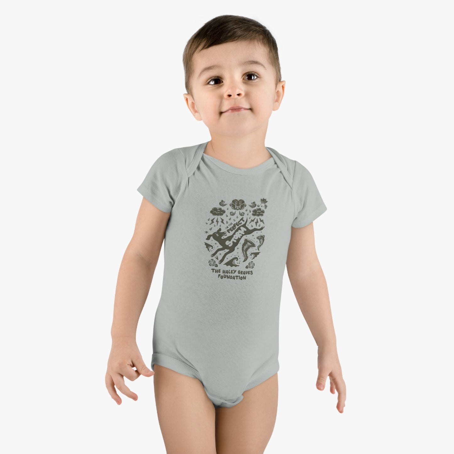 HALEY GRAVES FOUNDATION - STORMY - Baby Short Sleeve Onesie®