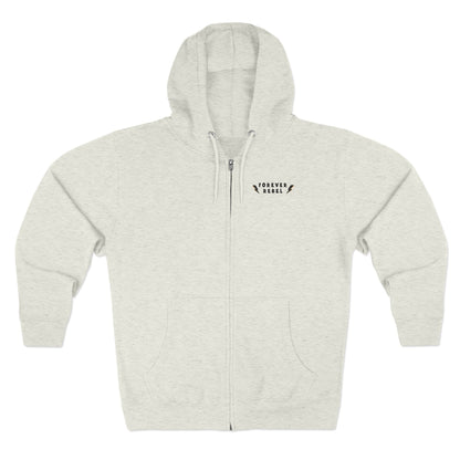 FOREVER REBEL - HALO - Full‑Zip Hoodie