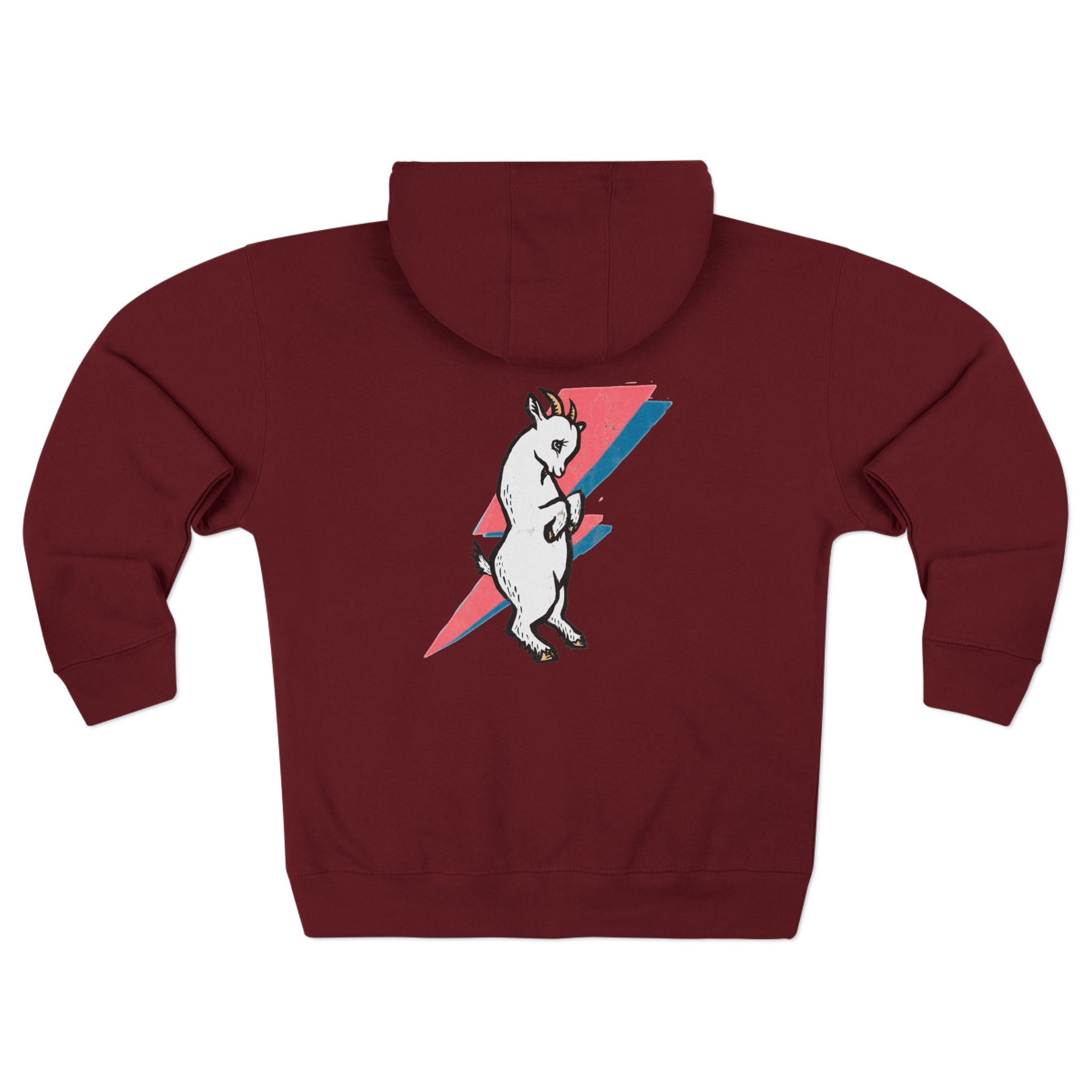 FOREVER REBEL - VINTAGE - Full‑Zip Hoodie – Maybel Arts