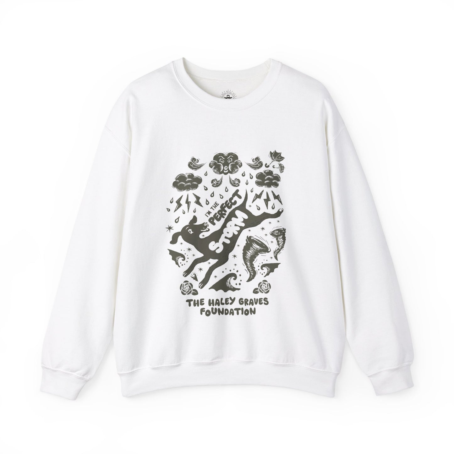 HALEY GROVES FOUNDATION - STORMY - Unisex Heavy Blend™ Crewneck Sweatshirt