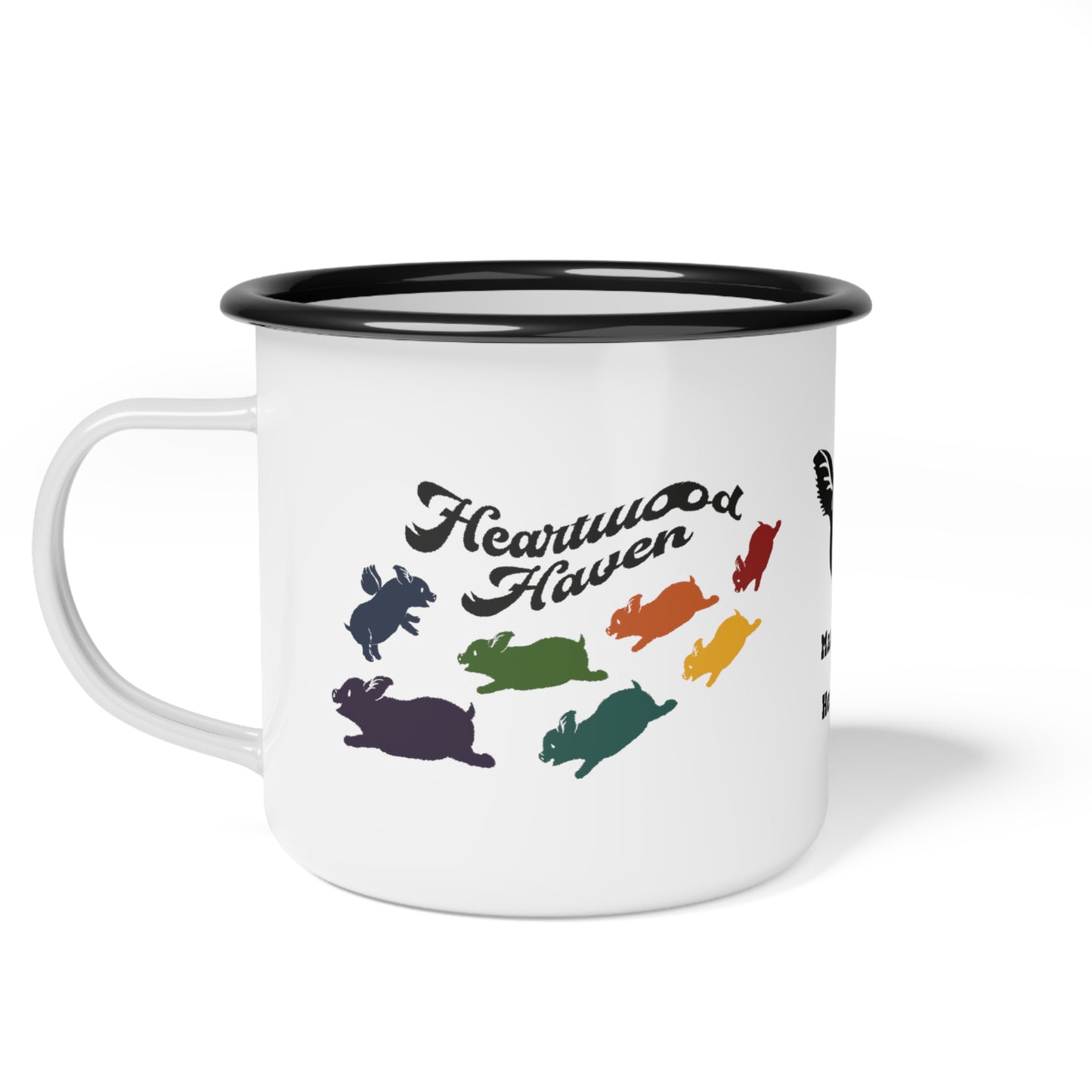 Heartwood Haven - Mama CeCe & Her Babies - Enamel Camp Cup