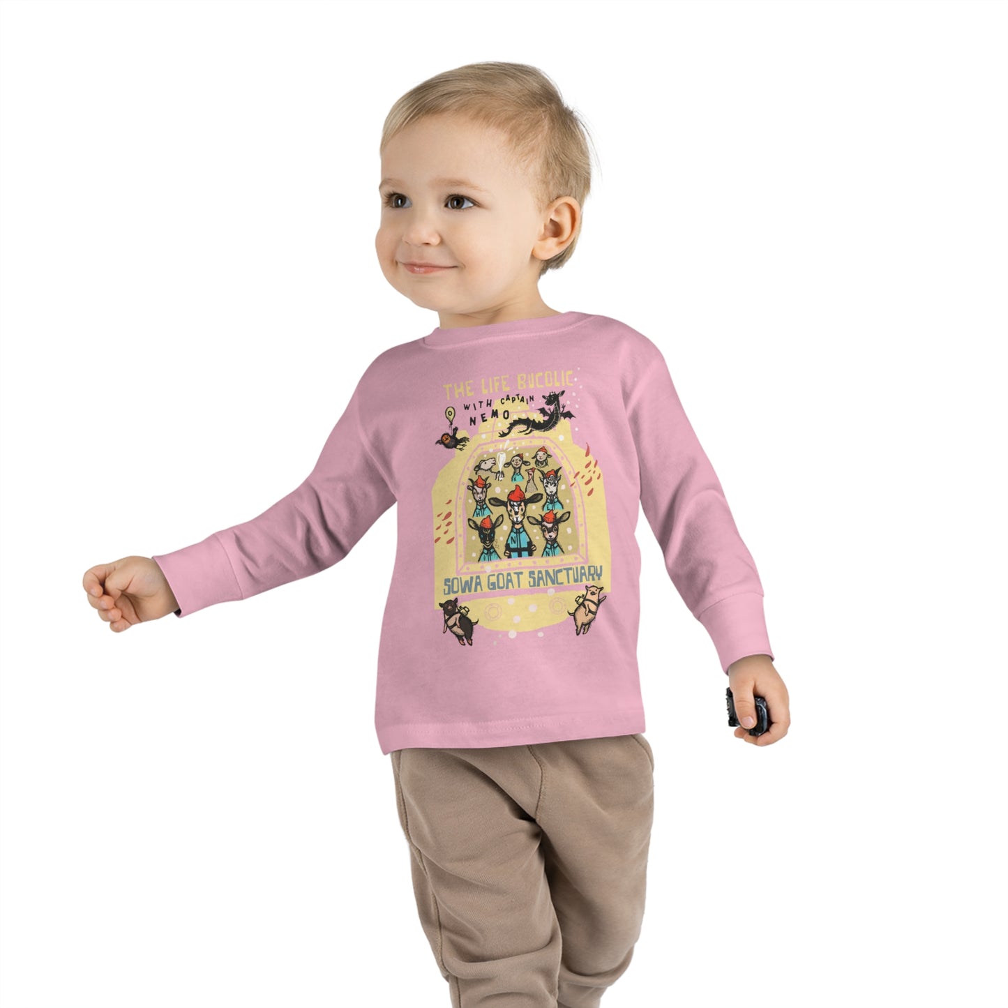 The Life Bucolic with Captain Nemo! - Toddler Long Sleeve Tee