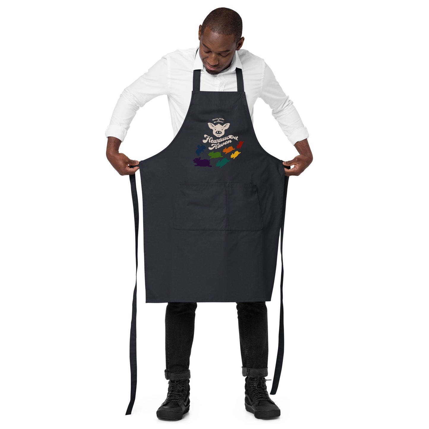 HEARTWOOD HAVEN - Mama CeCe & Her Babies - Organic cotton apron