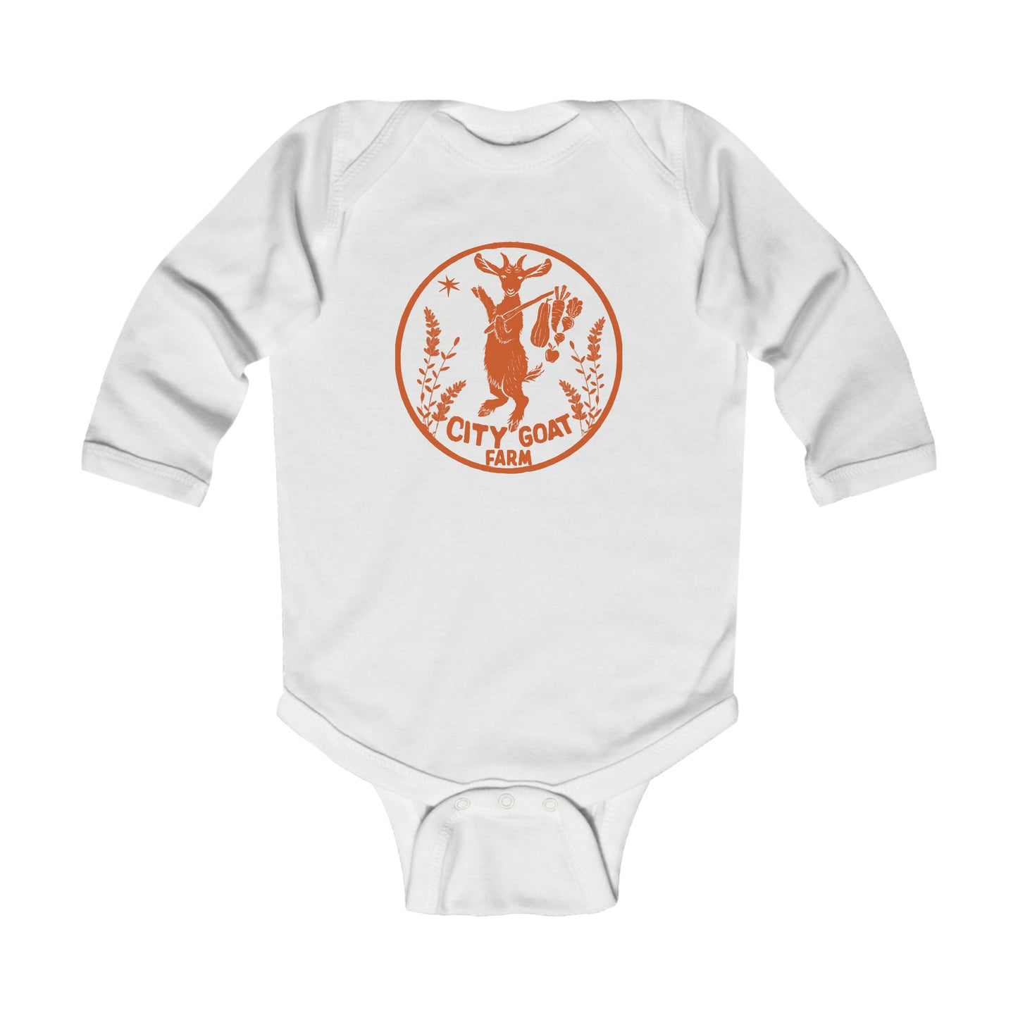 CITY GOAT FARM - GUIDING STAR - Infant Long Sleeve Bodysuit