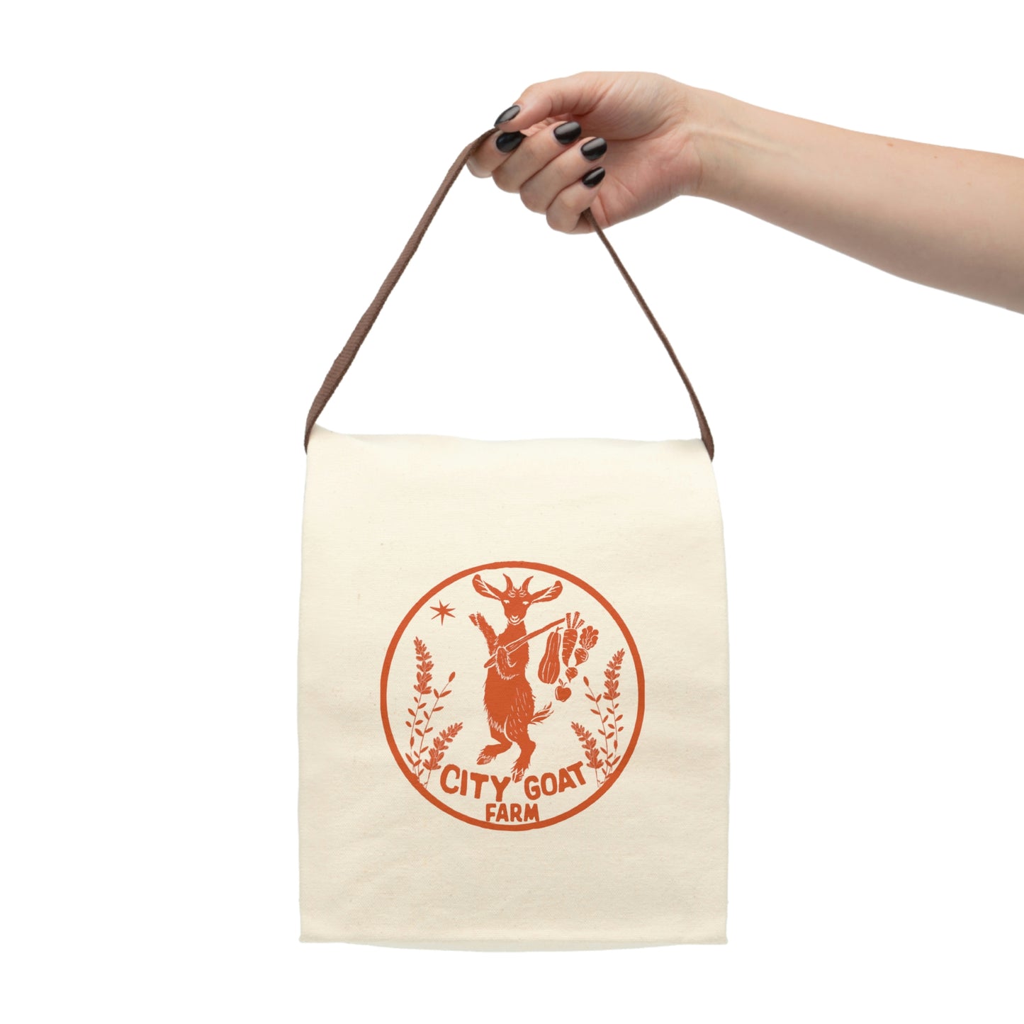 CITY GOAT FARM - GUIDING STAR - Canvas Lunch Bag With Strap
