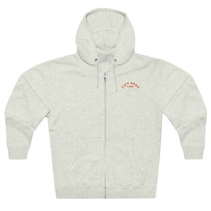 CITY GOAT FARM - HILDY - Unisex Premium Full Zip Hoodie