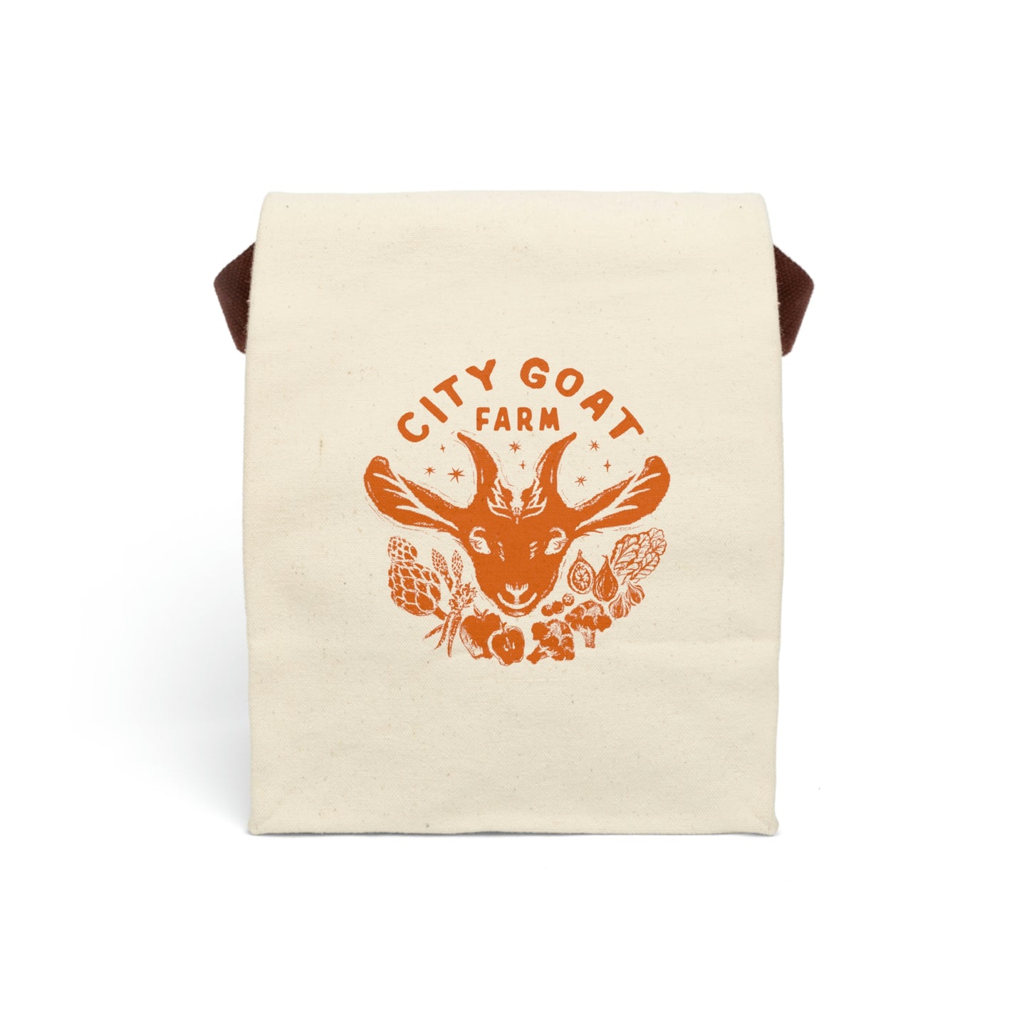 CITY GOAT FARM - HILDY - Canvas Lunch Bag With Strap